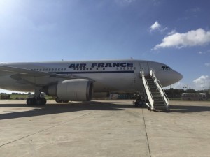 Airbus 310 front side Entebbe film