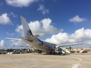 Airbus 310 tail makeover for Entebbe film