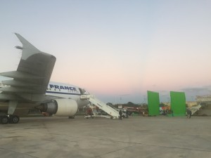 Airbus 310 with green screen Entebbe film